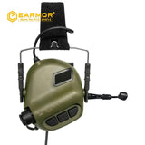 EARMOR M32{X}-MOD4 Tactical Headset Electronic Noise Reduction Amplifying Pickup Communication for RAC Rails