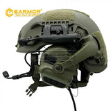 EARMOR M32{X}-MOD4 Tactical Headset Electronic Noise Reduction Amplifying Pickup Communication for RAC Rails