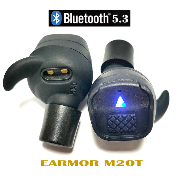 Earmor M20T Electronic Shooting Ear Protection Earbuds Wireless BT5.3 Noise Cancelling Ear Plugs Hearing Protection for Hunting