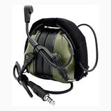 EARMOR M32 MOD4 Tactical Headset Anti Noise Headphones Communication Shooting Earphone