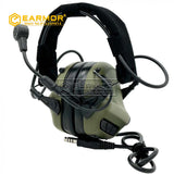 EARMOR M32-Mark3 MilPro Tactical Headset Military Standard Hearing Protector- Coyote Brown