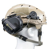 EARMOR M32 MOD4 Tactical Headset & Exfil Helmet Rail Adapter Set 6 Color