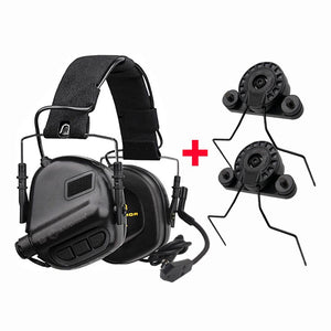EARMOR M32 MOD4 Tactical Headset & Exfil Helmet Rail Adapter Set 6 Color