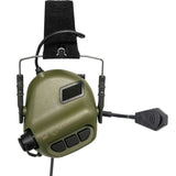 EARMOR M32 Tactical Headset & Kenwood PTT Adapter Set Shooting Communication System