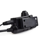 OPSMEN EARMOR M52 PTT Adapter Push To Talk for Airsoft Earmor MSA Sordin/3M Peltor