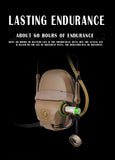 FCS AMP Headset Military Standard Pickup Noise Reduction Communication Headphone