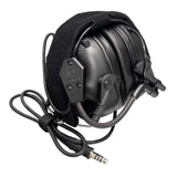 EARMOR M32 MOD4 Headset & ARC Rail Adapter & M51 PTT Adapter Set for Radio