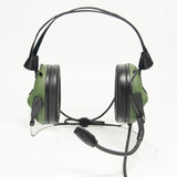 EARMOR M32N-Mark3 MilPro Military Standard Headset - Foliage Green