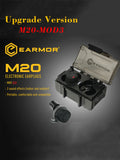 EARMOR M20 MOD3 Shooting Electronic Earplug Tactical Noise clearance Earplug