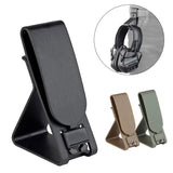 Tactical Headset Hang Buckle Universal Quick Release Holder Molle Hook Clip Clamp
