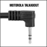 EARMOR M52 Tactical Headset PTT Adapter for Motorola 2-Way Radio with Finger Button