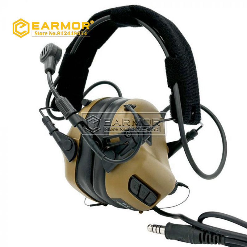 EARMOR M32-Mark3 MilPro Military Standard Headset - Black – EARMOR 