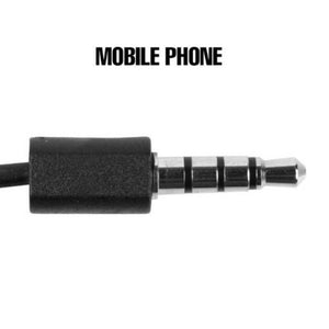 EARMOR M52 Tactical Headset PTT Adapter for AUX 3.5mm Phone Plug with Finger Button